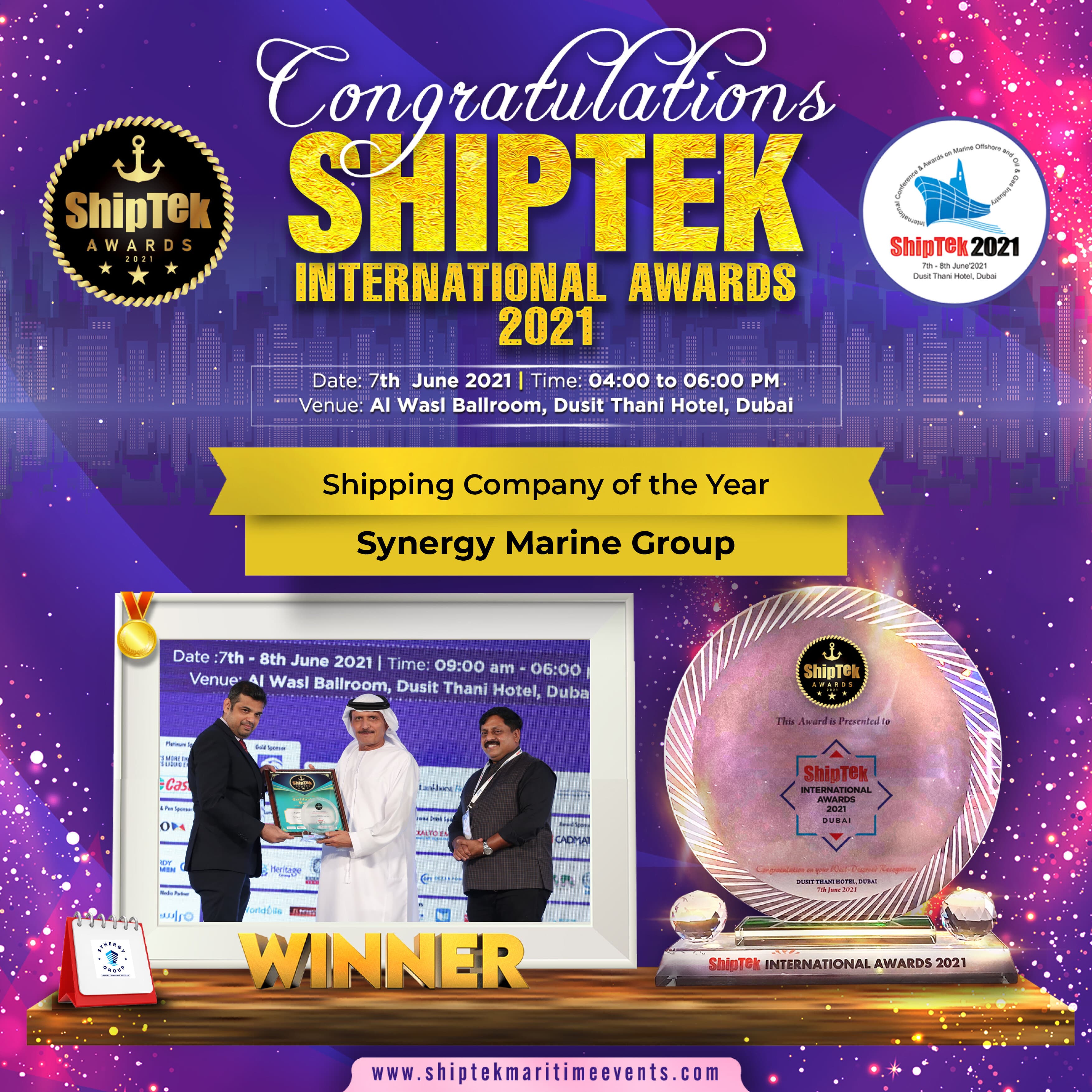 ShipTek2021 Winners
